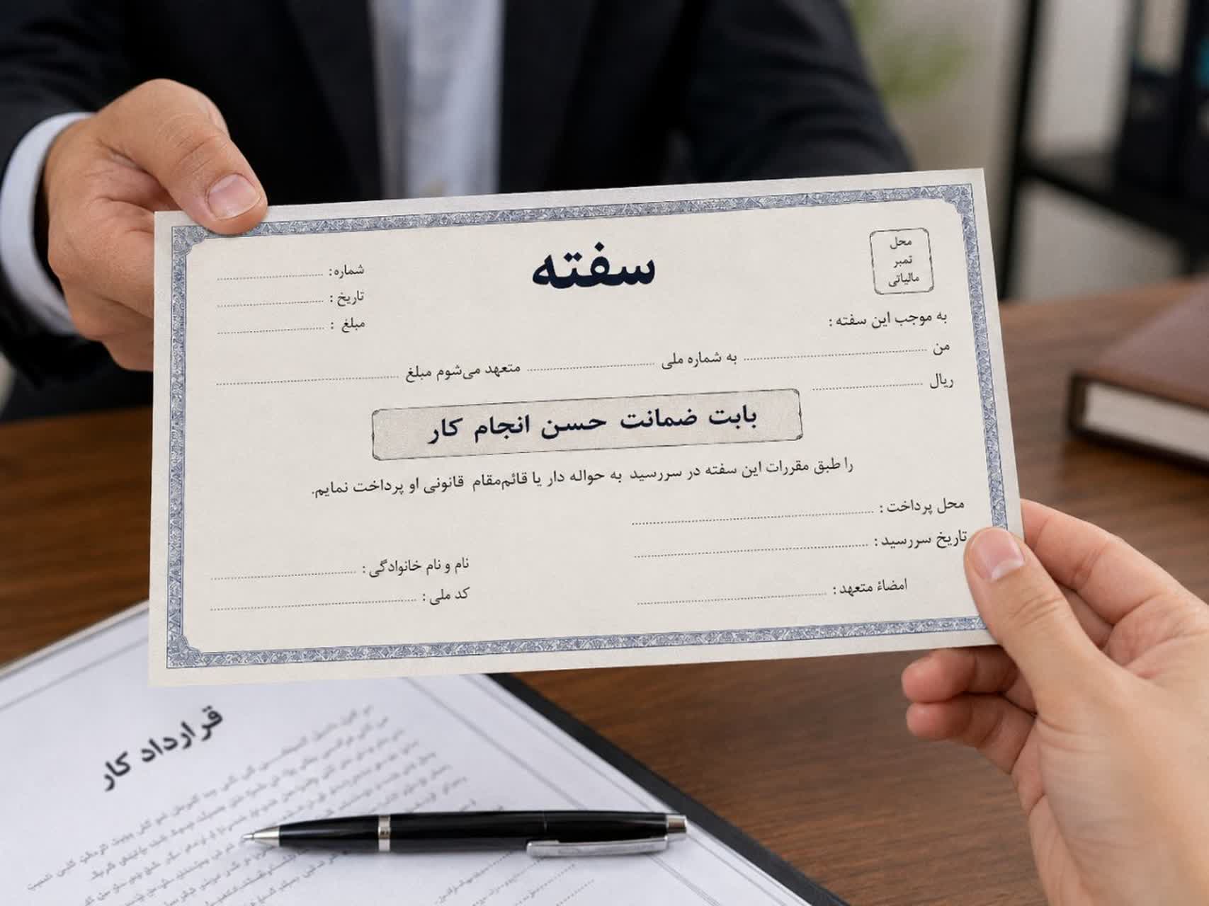 سفته ضمانت حسن انجام کار