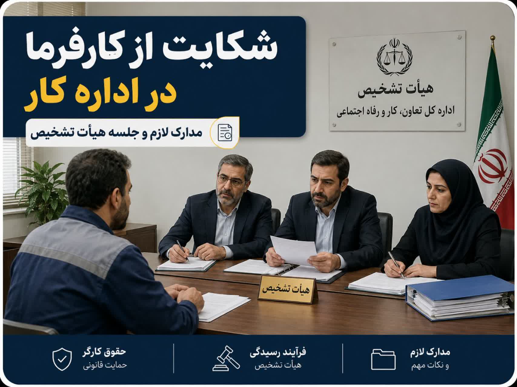 شکایت از کارفرما در اداره کار؛ مدارک لازم و نکات مهم جلسه رسیدگی
